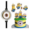 Výtlač na tortu cukrová hmota CUKROVÁ TLAČ MINIONKY