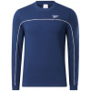 Pánske mikiny Reebok Wor Piping Crew - batblu - Modrý (M)