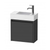 Duravit Ketho.2 Umývadlová skrinka, 44x48x24 cm, 1 dvierka, pánty vpravo, grafit mat K25072R49490000