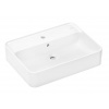 Hansgrohe Xuniva Q - Umývadlo na dosku, 60x45 cm, s prepadom, otvor na batériu, biela 60172450