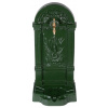 STREND PRO Záhradné umývadlo Gardens WB-003G, zelené - zliatina (350 x 305 x 760 mm)