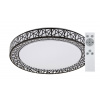 Rabalux Čierne stropné LED svietidlo Nilin 490mm 48W CCT s DO 71140