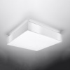 Sollux Lighting Stropné svietidlo Horus, 1x biele plastové tienidlo, (biely plast), (45 cm)
