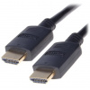 PremiumCord HDMI 2.0 High Speed + Ethernet kábel / pozlátené konektory / 15m / čierny