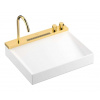 Hansgrohe Avalegra Umývadlo 58x48 cm, s termostatickou batériou a spŕškou, 2 prúdy, bez prepadu, leštený vzhľad zlata 22472990-HG