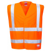 Portwest FR71 Nehorľavá antistatická reflexná vesta L/XL, Fluorescenčno oranžová