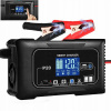 12V/24V LCD AUTOMATICKÁ NABÍJAČKA BATÉRIÍ UNIVERZÁLNA Motocykel Auto
