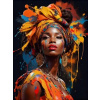 Diamantové maľovanie Norimpex 40x30 cm Krása farebnej tváre