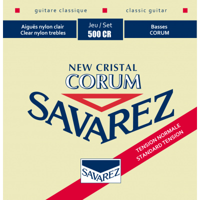 Savarez CORUM NEW CRISTAL 500CR - Nylonové struny na kytaru - sada