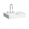 Laufen Kartell - Umývadlo, 60x46 cm, s 3 otvormi na batériu, SaphirKeramik, biela H8103340001581