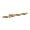 Hansgrohe AddStoris S - Dvojitý držiak na toaletný papier, kartáčovaný bronz 41768140