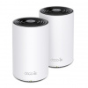 WiFi router TP-Link Deco XE75 Pro(2-pack) AXE5400, WiFi 6E, 1x 2.5GLAN, 2x GLAN / 574Mbps 2.4GHz/ 2402Mbps 5GHz/ 2402 6G, 52449745