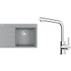 Franke SET G250 ŠK 114.0700.686 - Set drez CNG 611-78 TL/7 šedá kameň + batéria FS 3230.031 chróm