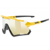 UVEX SPORTSTYLE 228, okuliare - SUNBEE BLACK MAT / MIR.YELLOW