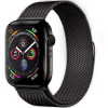 SES Elegantný kovový pásik pre chytré hodinky Apple Watch SE 44 mm (2024) - čierny 17805