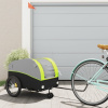 Vozík za bicykel, čierno zelený 45 kg, železo-ForU-94151