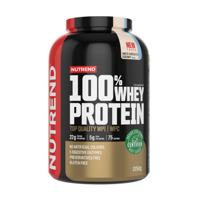 Nutrend 100% Whey Protein White Chocolate Coconut 2250 g