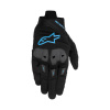 rukavice SP X 1 ALPINESTARS černá/modrá 2025 Veľkost: XL