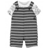 CARTER'S Set 2dielny trčko kr. rukáv, kraťasy na traky Stripe Safari chlapec NB/ veľ. 56