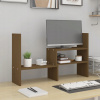 Podstavec na monitor, medovo hnedý (39-72)x17x43