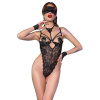 Chilirose - Cr 4488 Bodysuit Lace Black S/M