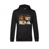Superfutbal Mikina s kapucňou AS Roma, čierna Veľkosť: 2XL