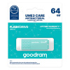 Goodram UME3 USB kľúč 64 GB USB Typ-A 3.2 Gen 1 (3.1 Gen 1) Tyrkysová (UME3-0640CRR11)