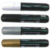 Artmagico akrylový popisovač Jumbo 15 mm, 4 ks, čierny, biely, zlatý, strieborný