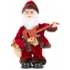 Dekorácia MagicHome Vianoce, Santa s gitarou, 3xAAA, 35 cm, hrajúci