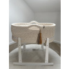 Mojžišov kôš pre bábätko NATURAL Vzorkovník farieb: WHITE, Mojžišov kôš: Mojžišov kôs so stojanom, Obláčik: Nie