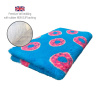 DRYBED Premium Vet Bed Donut tyrkysový 100 x 75 cm