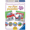 RAVENSBURGER Moje prvé puzzle Vozidlá a stroje 9x2 dieliky