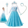 Kostým pre dievča - Max Set Chays Elsa Frozen 122 128 5-6 (Malé čarodejnícke šaty farebná čarodejnica 94)