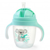 BabyOno učiaca fľaša so slamkou Koala 240 ml