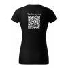 Handel Tričko - QR kód Farba: čierna, Veľkosť: 2XL, Strih trička: dámsky