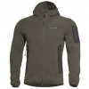 Mikina FLEECE s kapucí FALCON PRO POLARTEC® ZELENÁ RAL 7013 + Doprava zdarma na další nákup velikost: XS