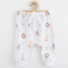 Detské bavlnené nohavice Jogger New Baby For Babies safari Hnedá 86 (12-18m)