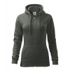 MALFINI® Mikina dámska Trendy Zipper tmavá bridlica Veľkosť: M 4116714