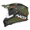 Přilba N312 DRONE, NOX (khaki matná,oranžová vel. M)