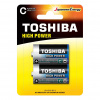 Alkalické batérie TOSHIBA HIGH POWER LR14 1,5 V blister 2ks