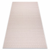 Eoshop Koberec FLAT 48603/526 Kroužky - KRÉM růžový (Velikost: 140x200 cm)