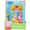 Bublinovač prasátko Peppa Pig elektronický bublifuk set s náplní plast
