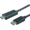 PremiumCord DisplayPort 1.2 na HDMI 2.0, pro rozlišení 4Kx2K@60Hz, 2m kportadk04-02