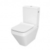CERSANIT - WC KOMBI CREA CLEANON 010/020 SQUARE NÁDRŽKA 010 3/5, SEDÁTKO DUR SLIM WO LW ONE (K114-023-S-SET)