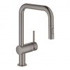 Grohe Minta Drezová batéria s vyťahovacou spŕškou, kefovaný Hard Graphite 32322AL2-GR