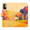 Flip pouzdro iSaprio - Xiaomi Redmi Note 10 5G - Autumn Forest - kapsičky na karty (Knížkový flip kryt, obal, pouzdro iSaprio na mobil Xiaomi Redmi Note 10 5G - Autumn Forest - 360° ochrana telefonu,