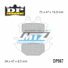 Brzdové doštičky DP967 - DP BRAKES zmes Premium Sinter OEM