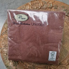 Dekoračné servítky Unicolor brown