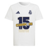 adidas Kids' Real Madrid Licensed Short Sleeve T-Shirt White 13 Years