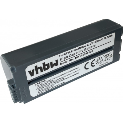 VHBW batéria Canon Selphy Drucker NB-CP1L, NB-CP2L 1400mAh